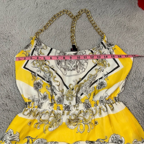 2B gold chains peplum top - Picture 7 of 11